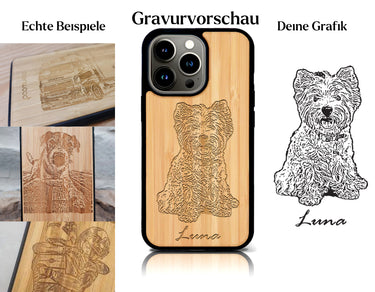 INDIVIDUEL iPhone 15 Pro Max bambou plastique